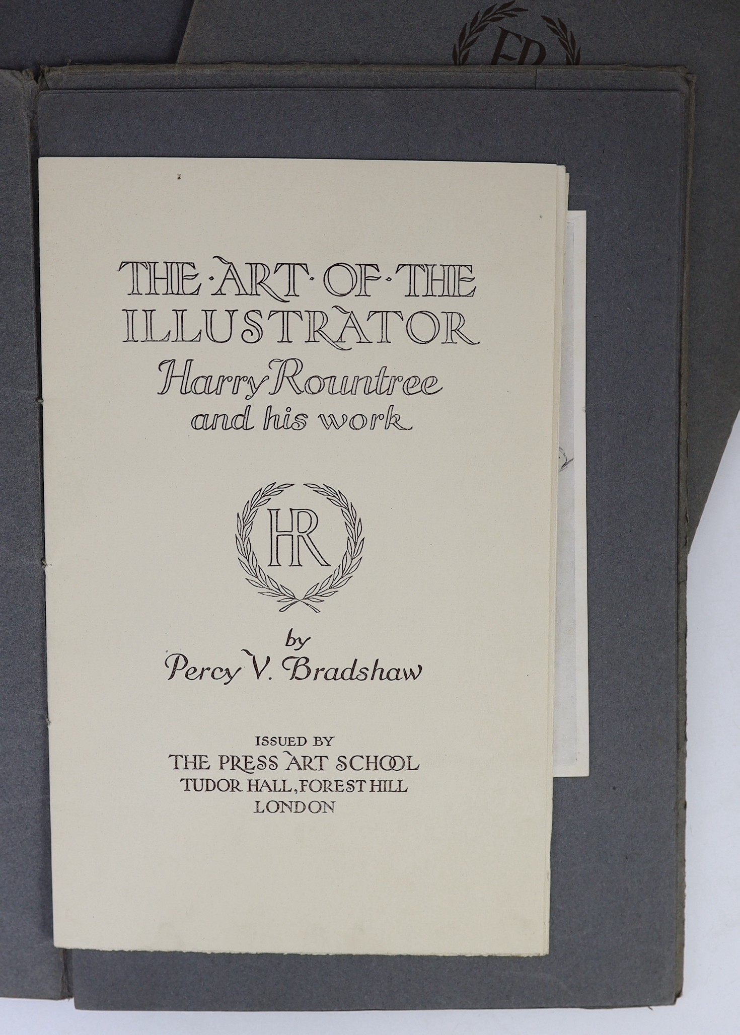 Bradshaw, Percy - The Art of the Illustrator, 7 folios, relating to :- E.J. Sullivan, Spencer Pryse, Warwick Reynolds (lacks folio cover), H.M Bateman, Dudley Hardy, Frank Reynolds and Harry Roundtree.
